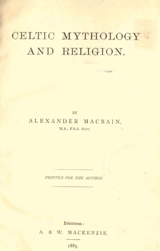 Celtic Mythology and Religion