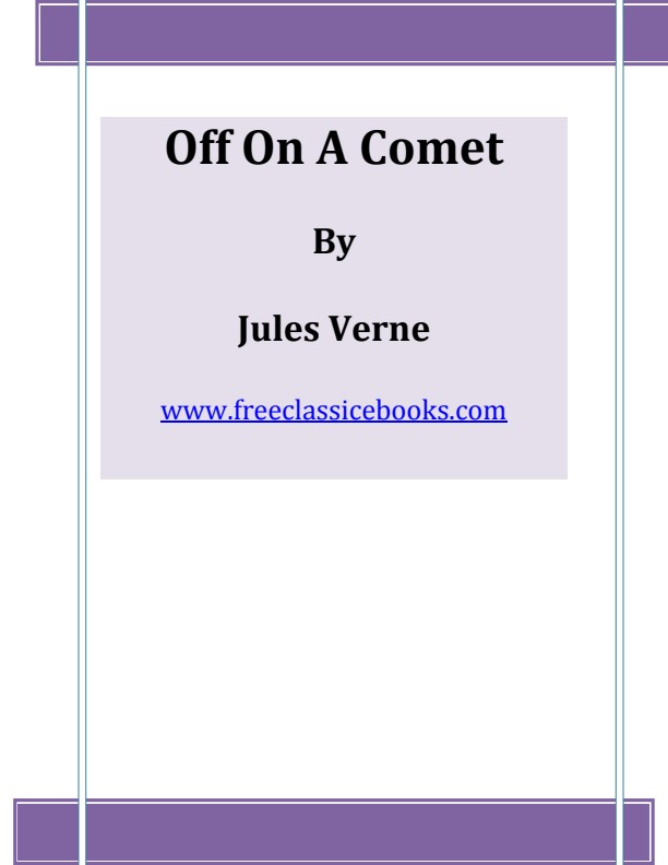 Jules Verne Off On A Comet