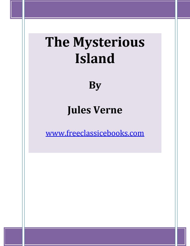 Jules Verne The Mysterious Island