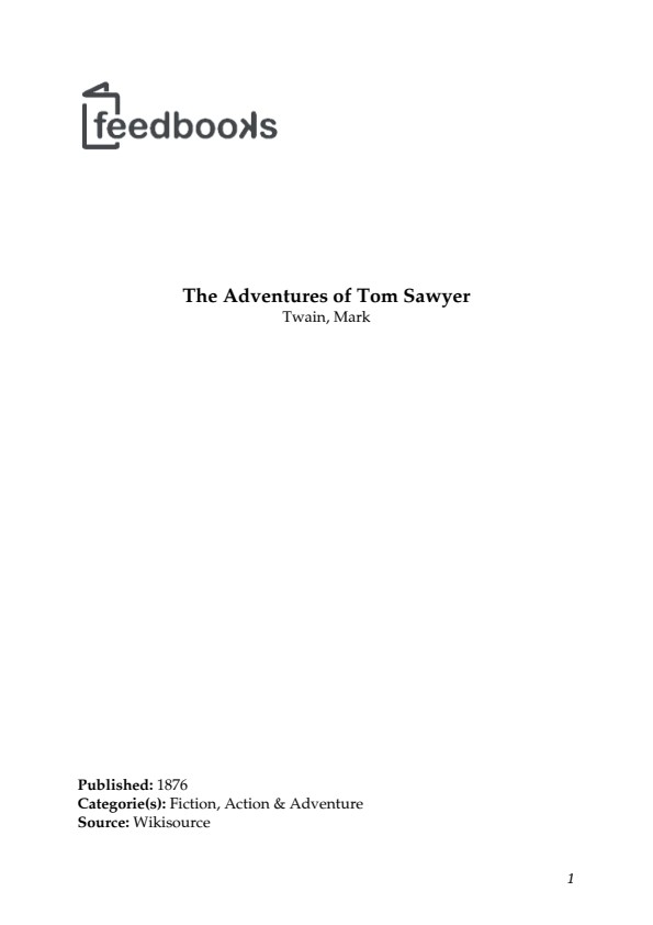 Mark Twain - The Adventures of Tom Sawyer