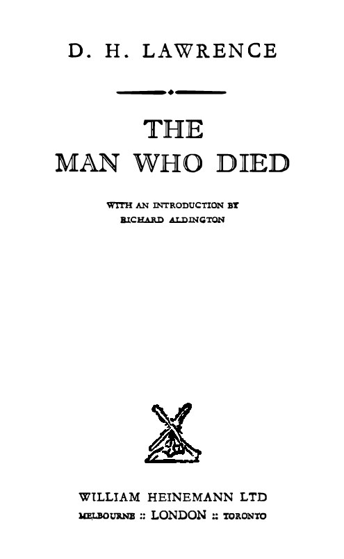 The Man Who Died