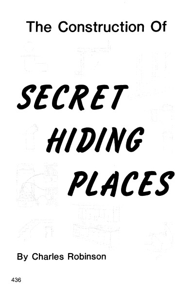 Robinson, Charles; Secret Hiding Places