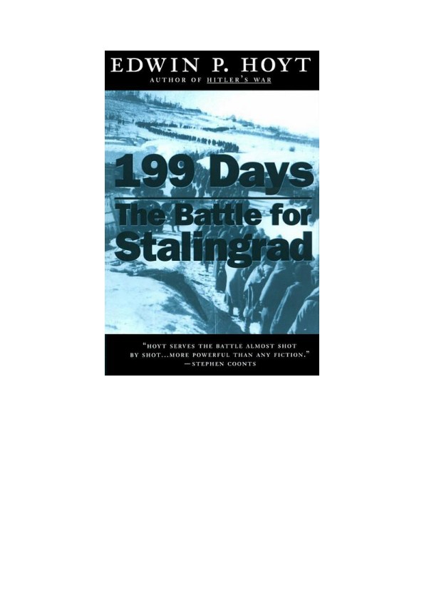 Hoyt, Edwin P.; 199 Days -The Battle For Stalingrad