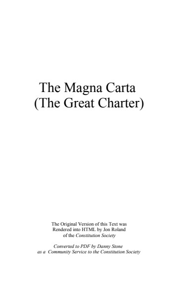 Magna Carta