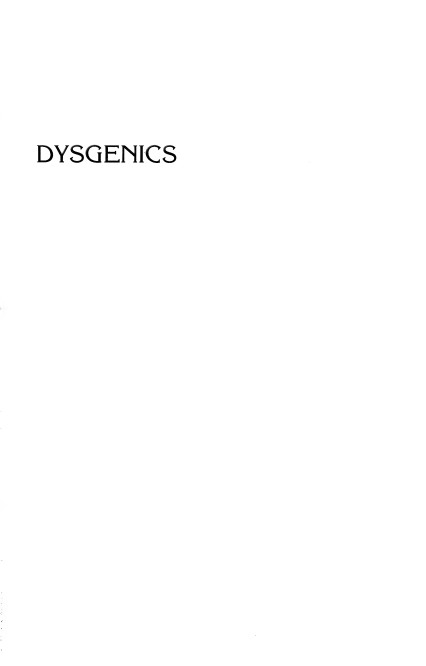 Dysgenics: Genetic Deterioration in Modern Populations