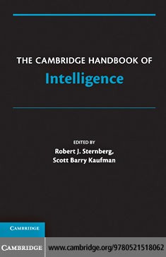 The Cambridge Handbook of Intelligence