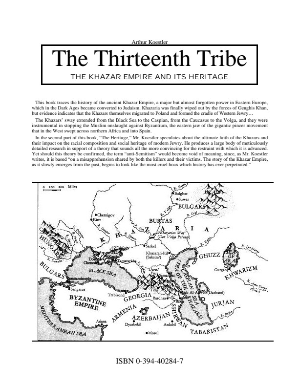 Koestler, Arthur; The Thirteenth Tribe