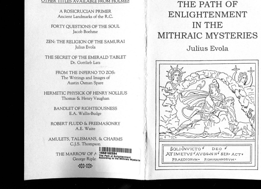 The Path of Enlightenment in the Mithraic Mysteries