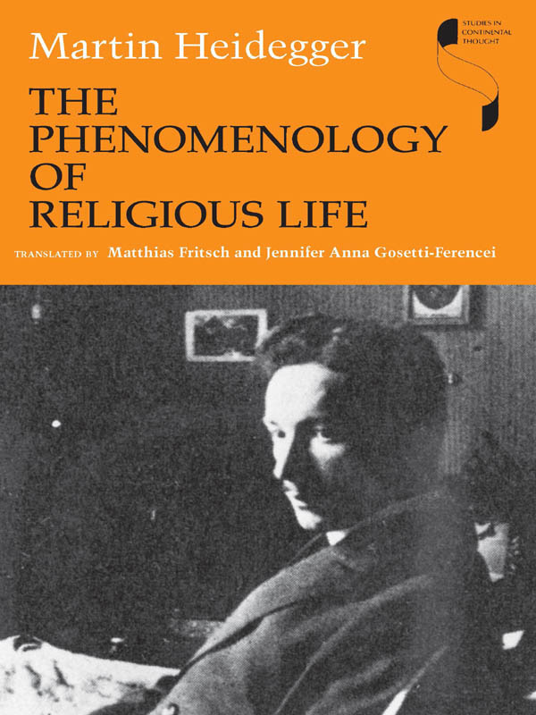 The Phenomenology of Religious Life